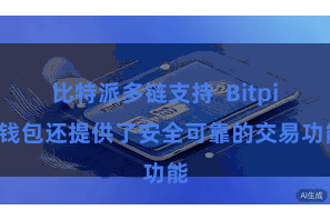 比特派多链支持 Bitpie钱包还提供了安全可靠的交易功能