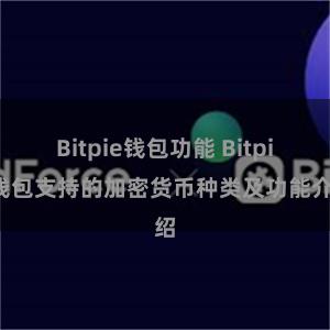 Bitpie钱包功能 Bitpie钱包支持的加密货币种类及功能介绍