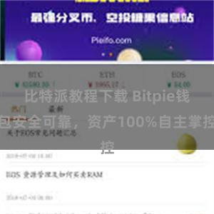 比特派教程下载 Bitpie钱包安全可靠，资产100%自主掌控